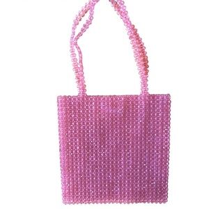 Forever 21 Pink Beaded Mini Bag
